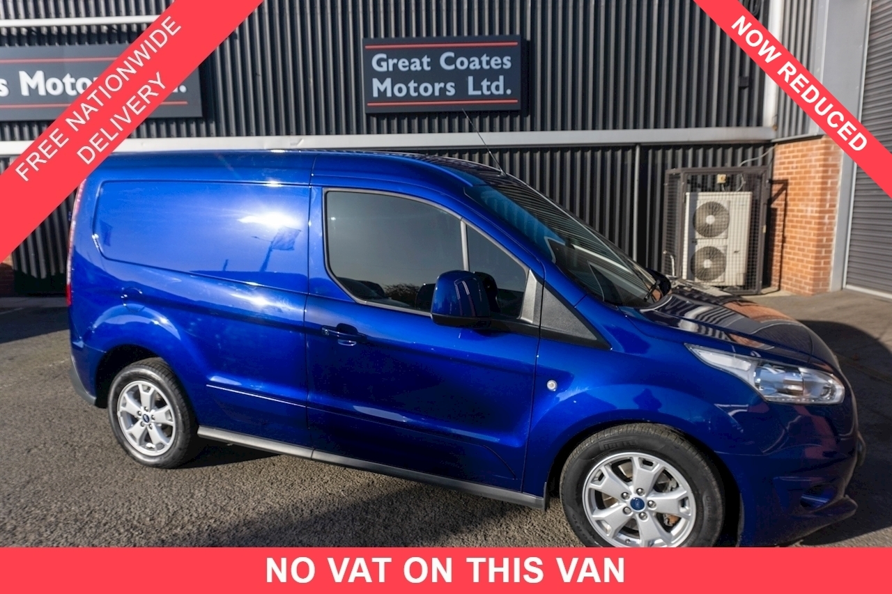 200 Limited 1.5TDCi Powershift Automatic SWB Panel Van in Deep Impact Blue with NO VAT.