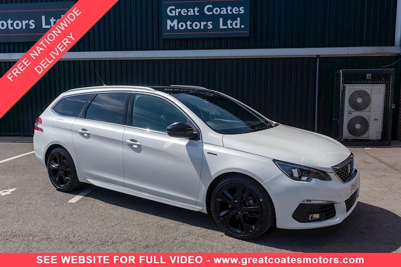 Peugeot 1.5 BlueHDI GT Line  5dr Estate in White Pearl