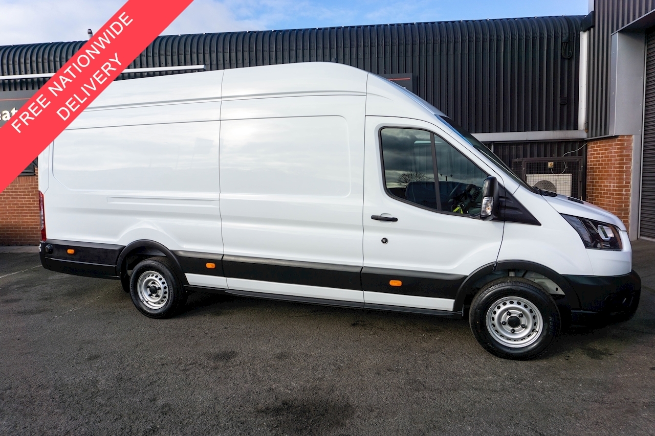 350 Leader L4 2.0TDCi 130ps XLWB Panel Van in White with Aircon.