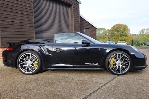 PORSCHE 991 TURBO S 3.8 CONVERTIBLE PDK AWD (1 OWNER EXAMPLE & HUGE SPEC +++) 