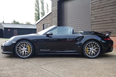 PORSCHE 991 TURBO S 3.8 CONVERTIBLE PDK AWD (1 OWNER EXAMPLE & HUGE SPEC +++) 