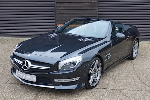 Mercedes SL63 AMG 5.5 V8 Bi-Turbo Convertible 7-Speed Automatic (Panoramic Roof, Carbon Fibre Interior, AirScarf, Heated Multi-Contour Seats +++)
