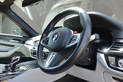 BMW F90 M5 4.4i V8 Competition XDrive Saloon Auto (Massage/Ventilated Seats, Soft Close Doors, Head Up, 360 Cameras, Comfort Access, HK Audio, LEDs +)