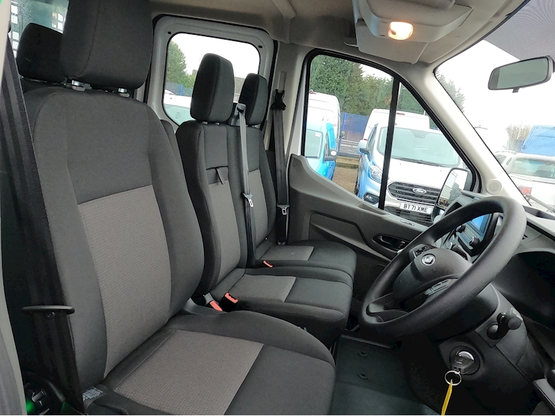 New 2022 Ford Transit 2.0 350 EcoBlue Leader 1-Way Double Cab Tipper ...