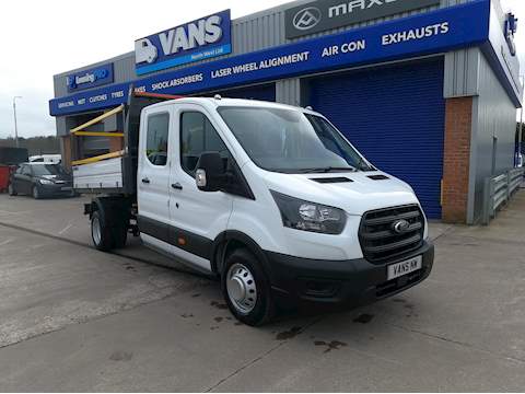 Ford Transit 350 Leader 1-Way Double Cab Tipper DRW L3 EU6 2.0 4dr Tipper Manual Diesel