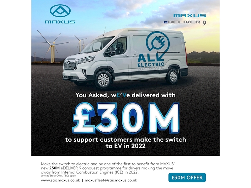 Maxus eDeliver 9 Lh Lux 88.5Kwh - N1361