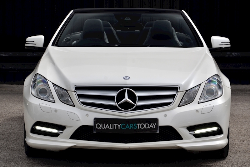 Mercedes-Benz E350 AMG Sport Convertible Diamond White + AirScarf + Heated Seats + COMAND Image 3