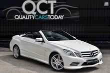 Mercedes-Benz E350 AMG Sport Convertible Diamond White + AirScarf + Heated Seats + COMAND - Thumb 0