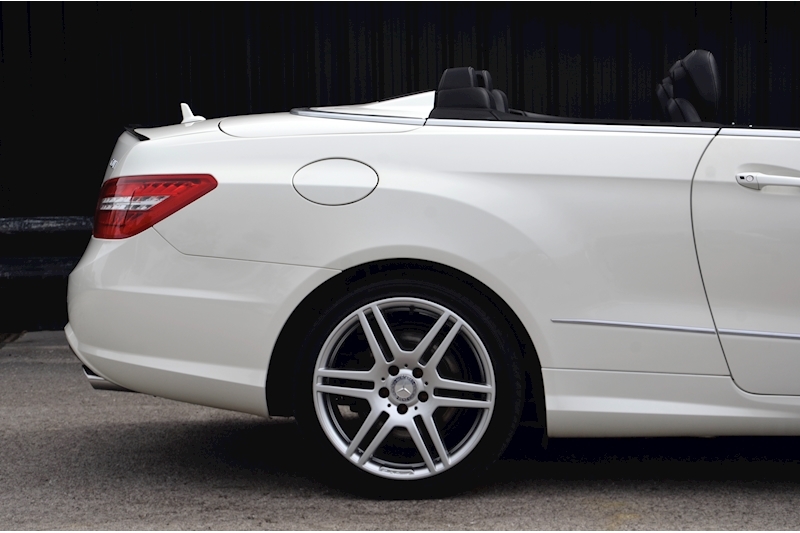 Mercedes-Benz E350 AMG Sport Convertible Diamond White + AirScarf + Heated Seats + COMAND Image 11