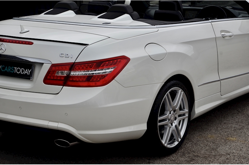 Mercedes-Benz E350 AMG Sport Convertible Diamond White + AirScarf + Heated Seats + COMAND Image 10