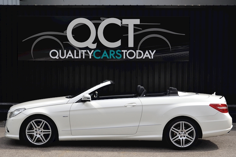 Mercedes-Benz E350 AMG Sport Convertible Diamond White + AirScarf + Heated Seats + COMAND Image 1