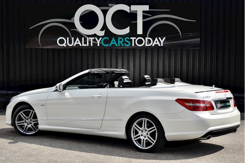 Mercedes-Benz E350 AMG Sport Convertible Diamond White + AirScarf + Heated Seats + COMAND Image 6