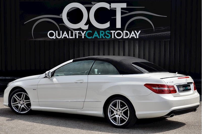 Mercedes-Benz E350 AMG Sport Convertible Diamond White + AirScarf + Heated Seats + COMAND Image 7