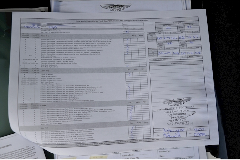 Aston Martin DB9 V12 Full Aston Martin Main Dealer History + Approved Used 4k Miles Ago Image 50
