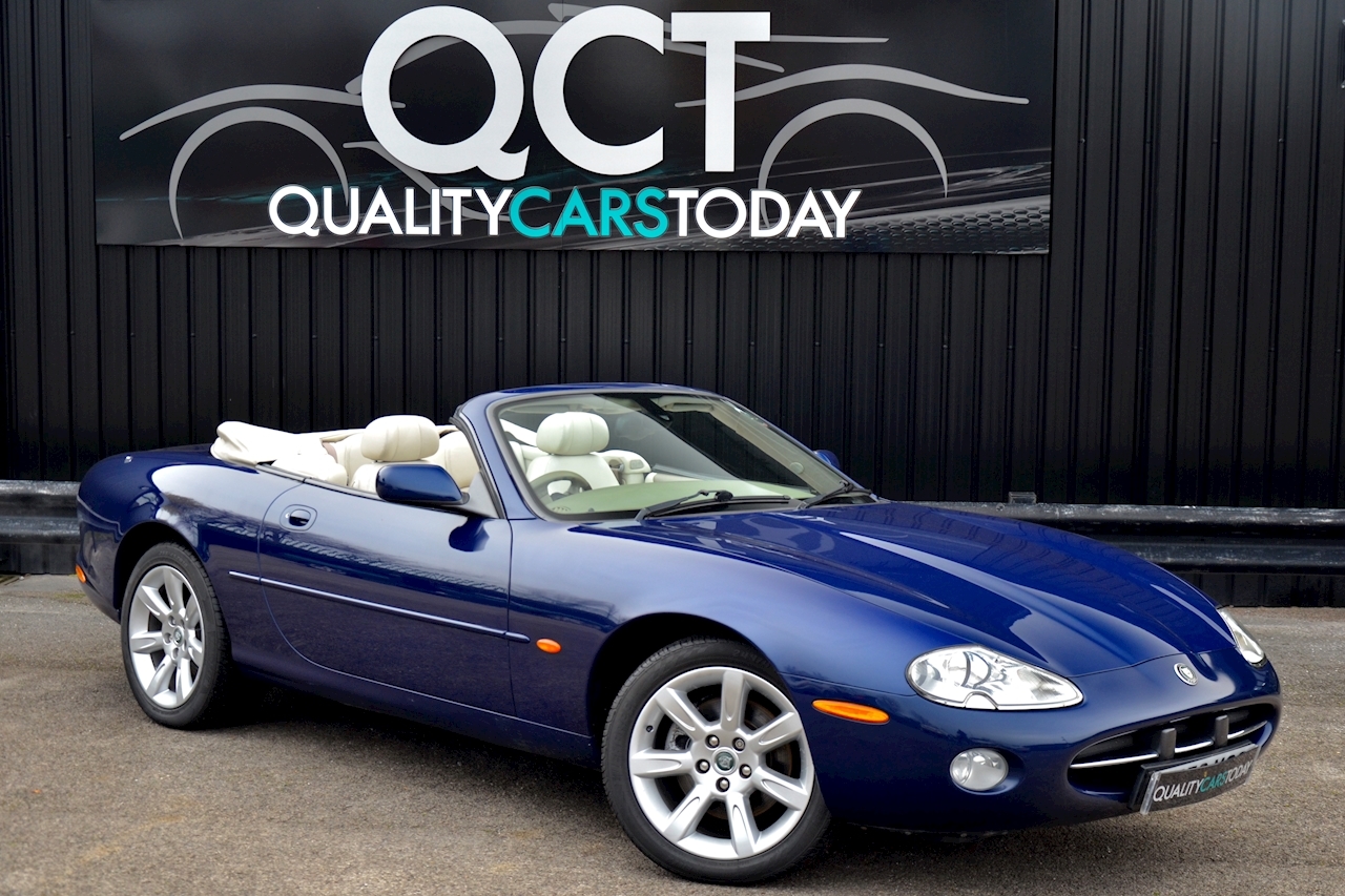 Jaguar XK8 4.2 V8 Convertible Pacific Blue + Ivory + 3 Former Keepers + Adaptive Cruise + Premium Sound - Large 0