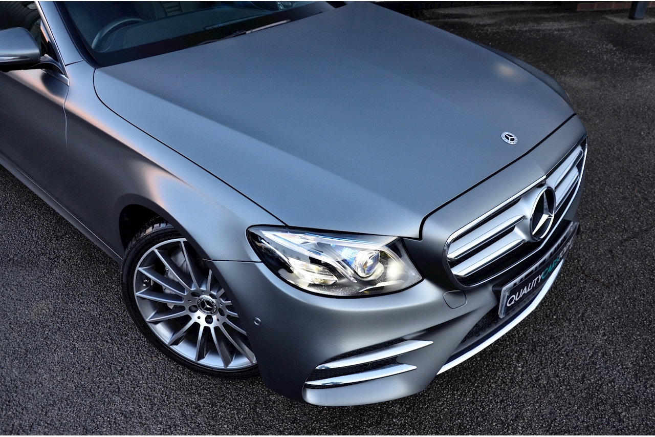 Mercedes-Benz E350d AMG Line Premium Plus Designo Magno Paint + Nappa Leather + Pano Roof + Air Body Control + Burmester + 360 Cameras - Large 5