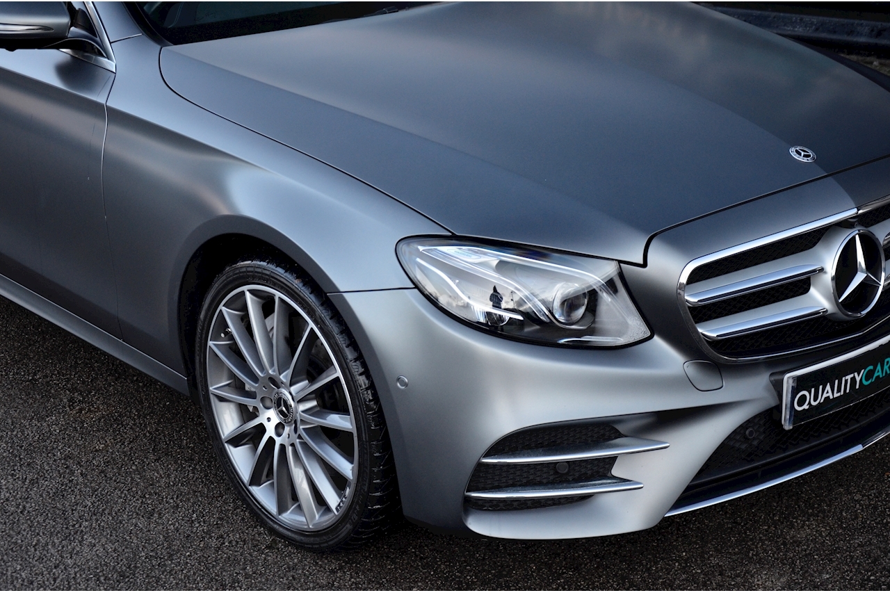 Mercedes-Benz E350d AMG Line Premium Plus Designo Magno Paint + Nappa Leather + Pano Roof + Air Body Control + Burmester + 360 Cameras - Large 14