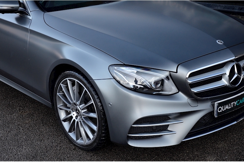 Mercedes-Benz E350d AMG Line Premium Plus Designo Magno Paint + Nappa Leather + Pano Roof + Air Body Control + Burmester + 360 Cameras Image 14