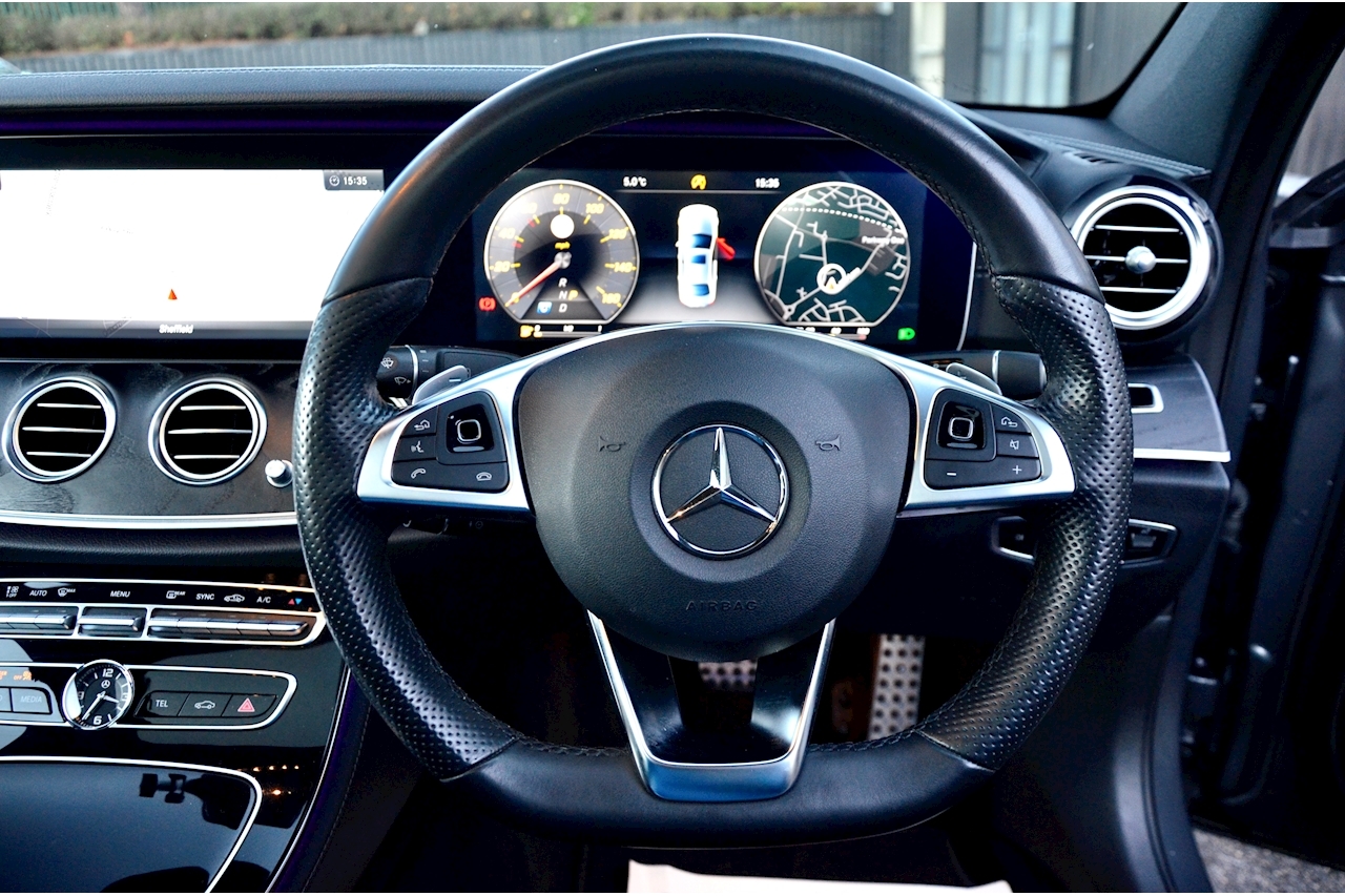 Mercedes-Benz E350d AMG Line Premium Plus Designo Magno Paint + Nappa Leather + Pano Roof + Air Body Control + Burmester + 360 Cameras - Large 26