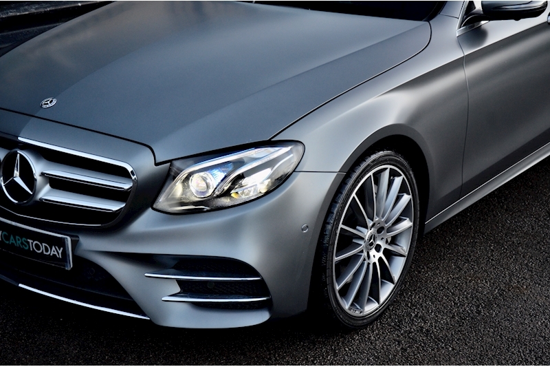 Mercedes-Benz E350d AMG Line Premium Plus Designo Magno Paint + Nappa Leather + Pano Roof + Air Body Control + Burmester + 360 Cameras Image 15