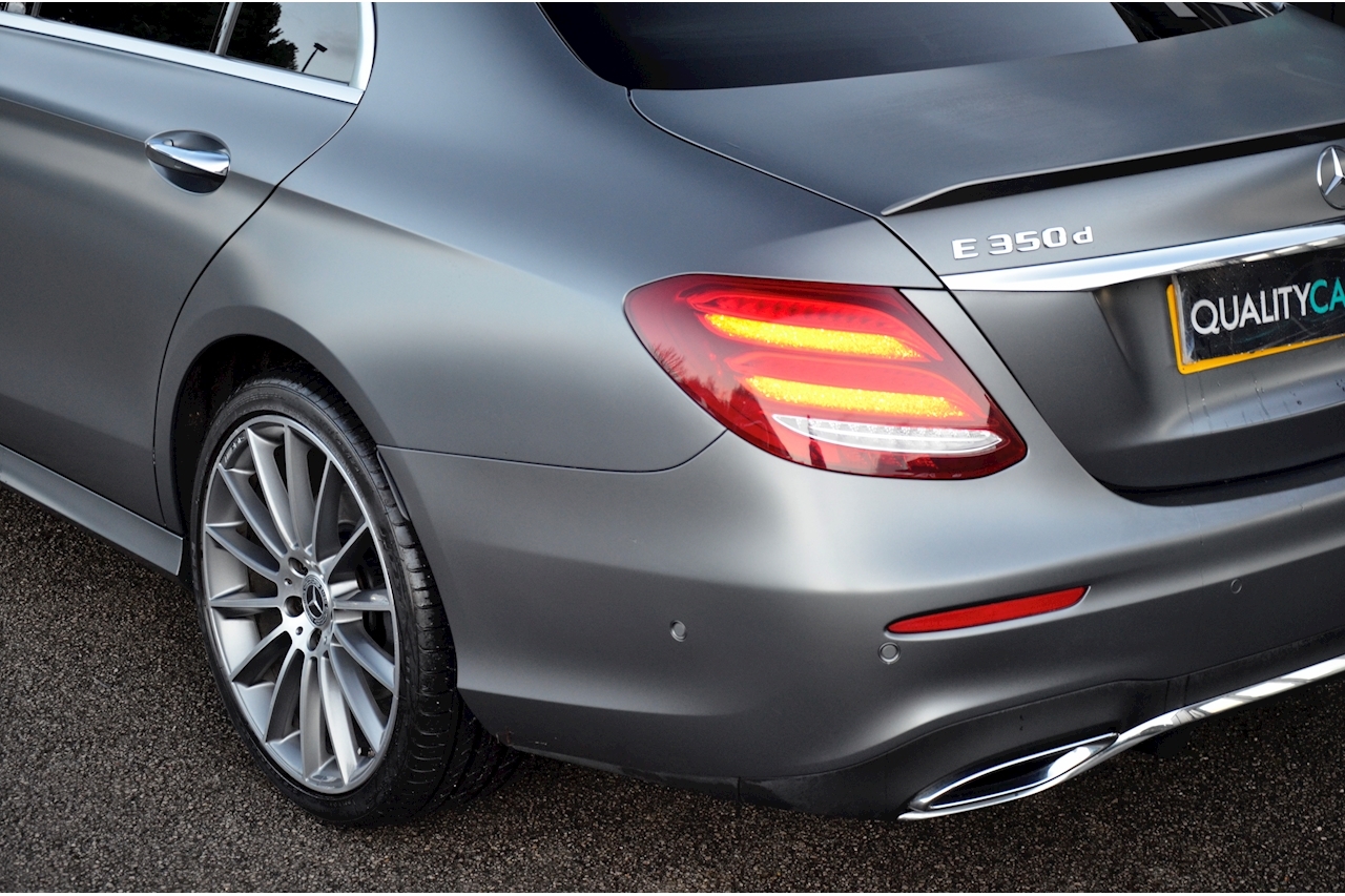 Mercedes-Benz E350d AMG Line Premium Plus Designo Magno Paint + Nappa Leather + Pano Roof + Air Body Control + Burmester + 360 Cameras - Large 18