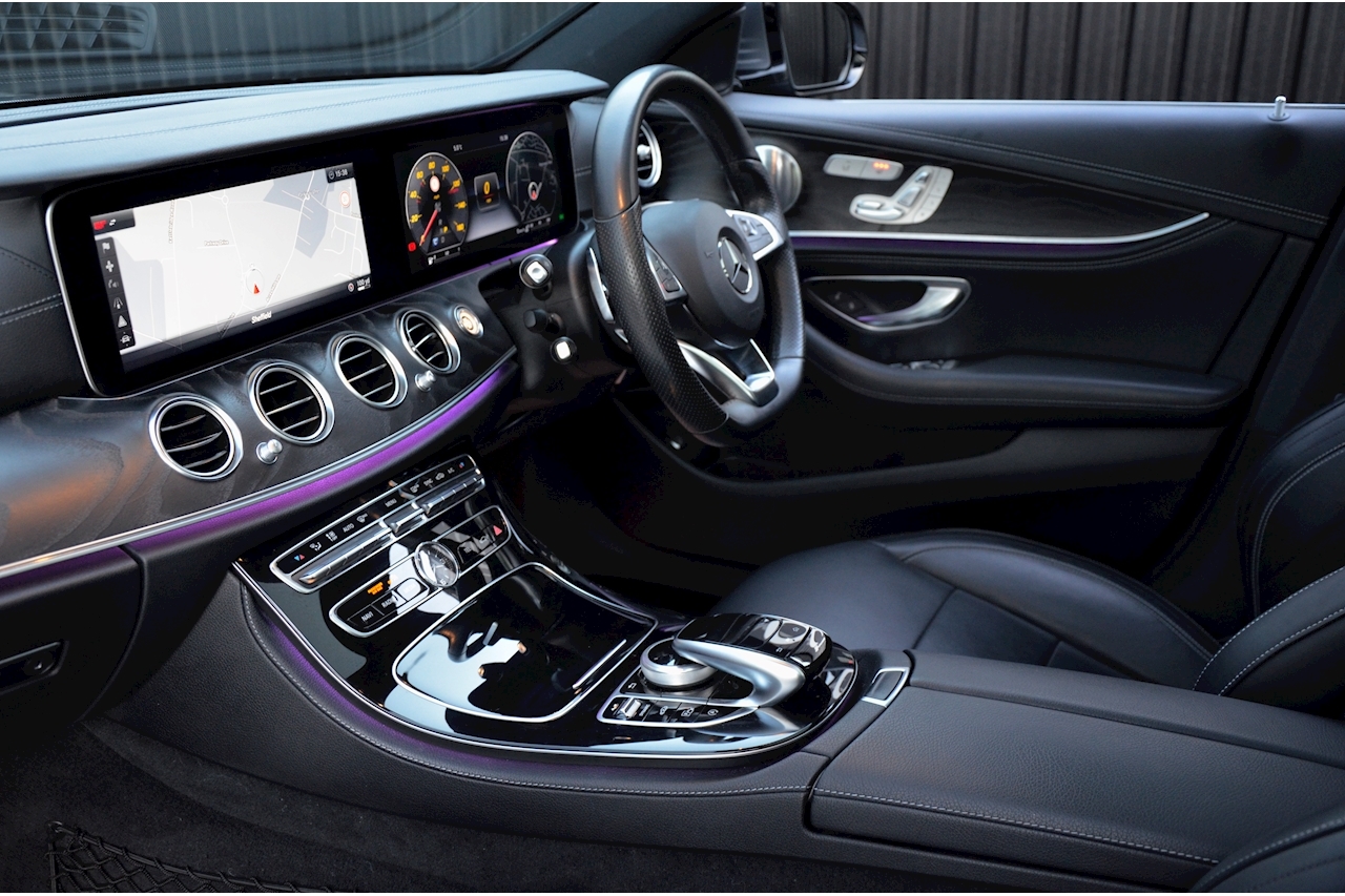 Mercedes-Benz E350d AMG Line Premium Plus Designo Magno Paint + Nappa Leather + Pano Roof + Air Body Control + Burmester + 360 Cameras - Large 7