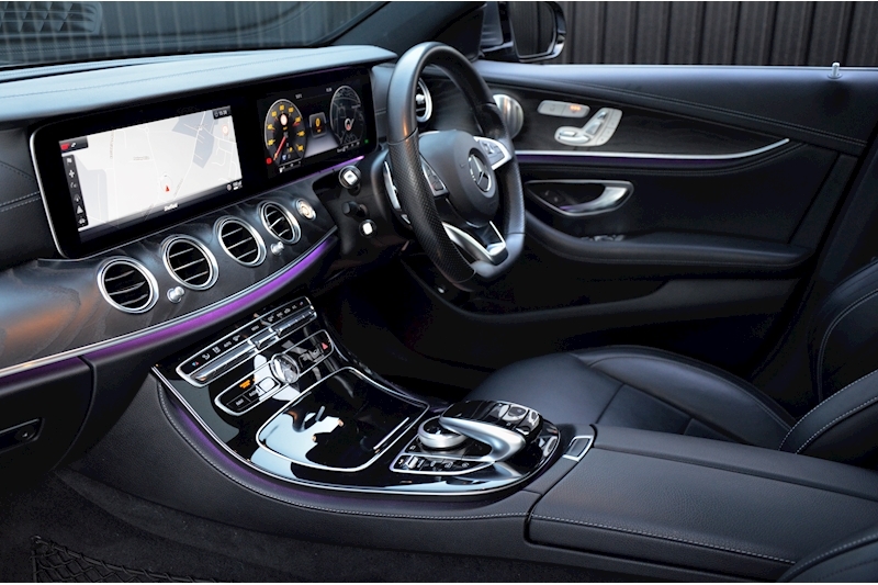 Mercedes-Benz E350d AMG Line Premium Plus Designo Magno Paint + Nappa Leather + Pano Roof + Air Body Control + Burmester + 360 Cameras Image 7