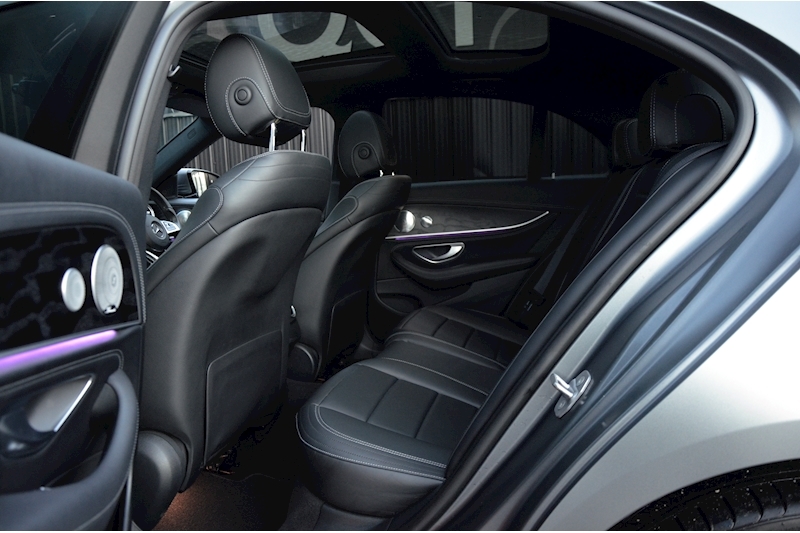 Mercedes-Benz E350d AMG Line Premium Plus Designo Magno Paint + Nappa Leather + Pano Roof + Air Body Control + Burmester + 360 Cameras Image 37