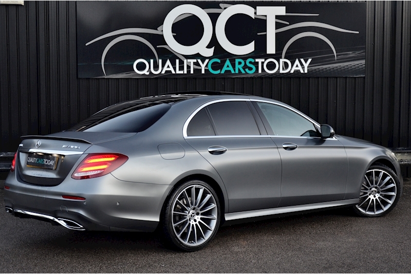 Mercedes-Benz E350d AMG Line Premium Plus E350d AMG Line Premium Plus Designo Magno Paint + Nappa Leather + Pano Roof + Air Body Control + Burmester + 360 Cameras Image 10