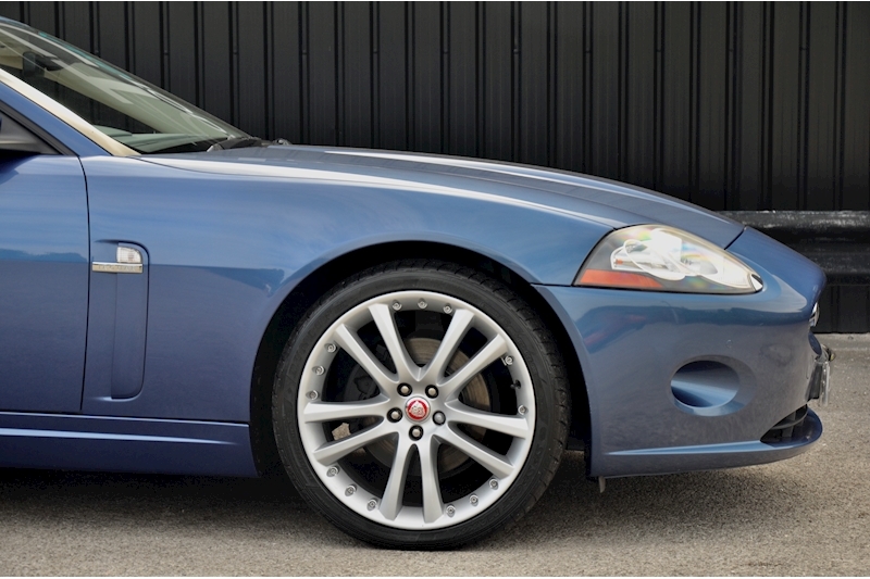 Jaguar XK Convertible Rare Ultraviolet Blue Paint + Ivory Soft Grain + Full Service History Image 14