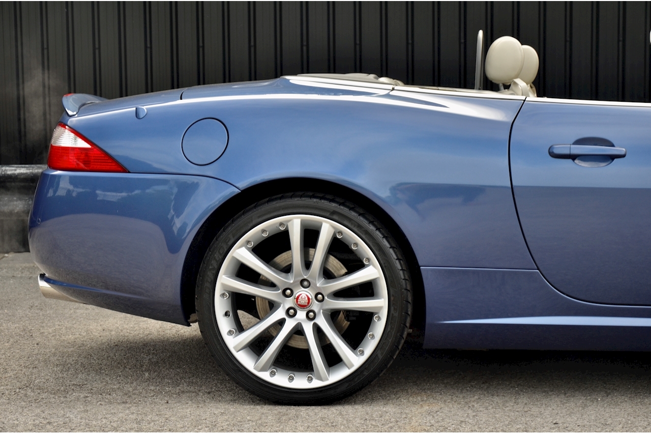 Jaguar XK Convertible Rare Ultraviolet Blue Paint + Ivory Soft Grain + Full Service History - Large 13