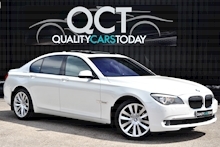 BMW 730d SE Mineral White Metallic + Glass Sunroof + ProNav + Reverse Cam - Thumb 0