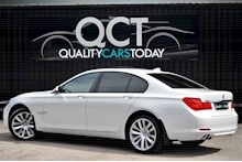 BMW 730d SE Mineral White Metallic + Glass Sunroof + ProNav + Reverse Cam - Thumb 1