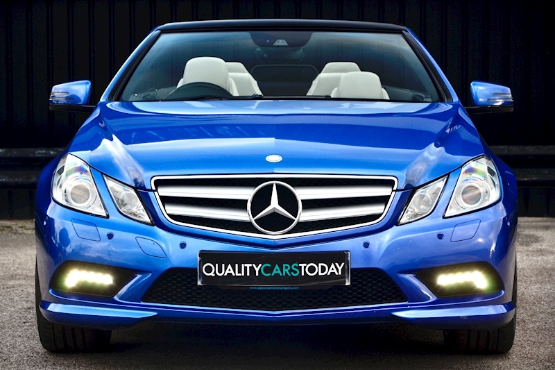 Mercedes-Benz E350 Sport Convertible Designo Mauritius Blue + Air Scarf + Heated Seats + 19 inch wheels Image 3