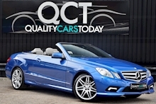Mercedes-Benz E350 Sport Convertible Designo Mauritius Blue + Air Scarf + Heated Seats + 19 inch wheels - Thumb 0