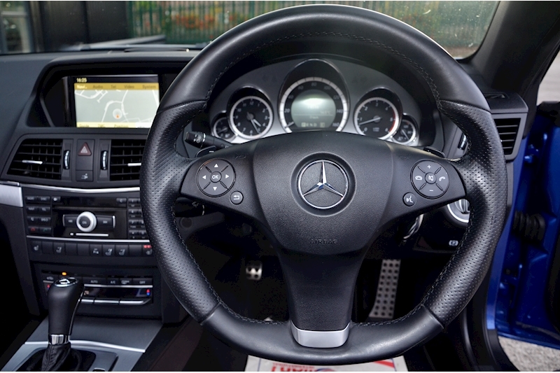 Mercedes-Benz E350 Sport Convertible Designo Mauritius Blue + Air Scarf + Heated Seats + 19 inch wheels Image 25