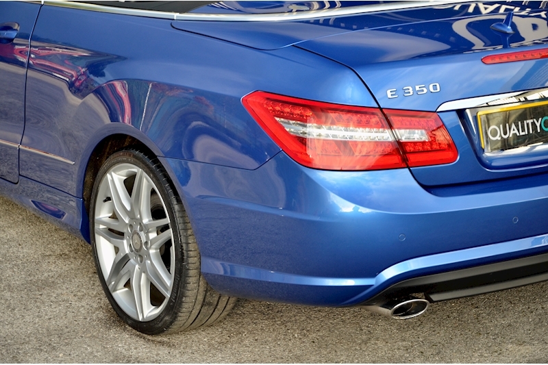 Mercedes-Benz E350 Sport Convertible Designo Mauritius Blue + Air Scarf + Heated Seats + 19 inch wheels Image 30