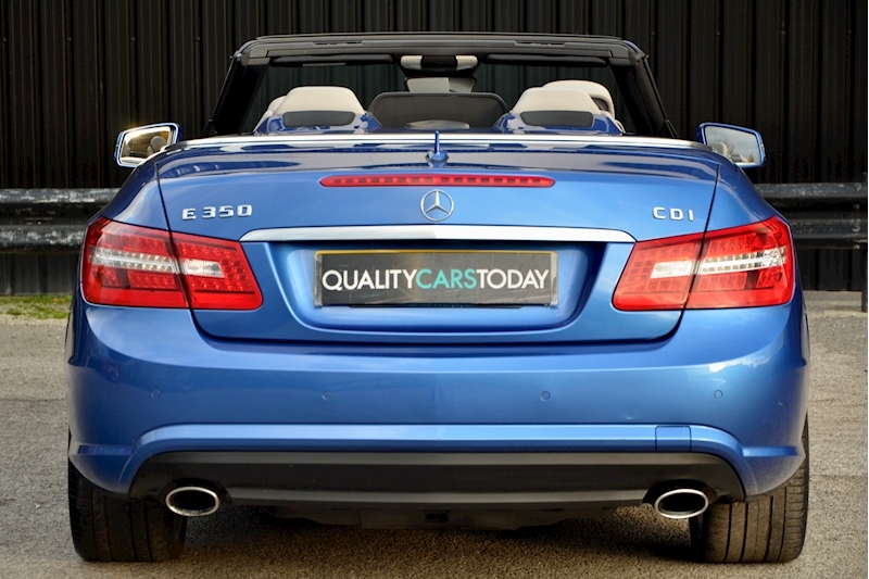 Mercedes-Benz E350 Sport Convertible Designo Mauritius Blue + Air Scarf + Heated Seats + 19 inch wheels Image 4
