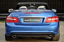 Mercedes-Benz E350 Sport Convertible Designo Mauritius Blue + Air Scarf + Heated Seats + 19 inch wheels - Thumb 4