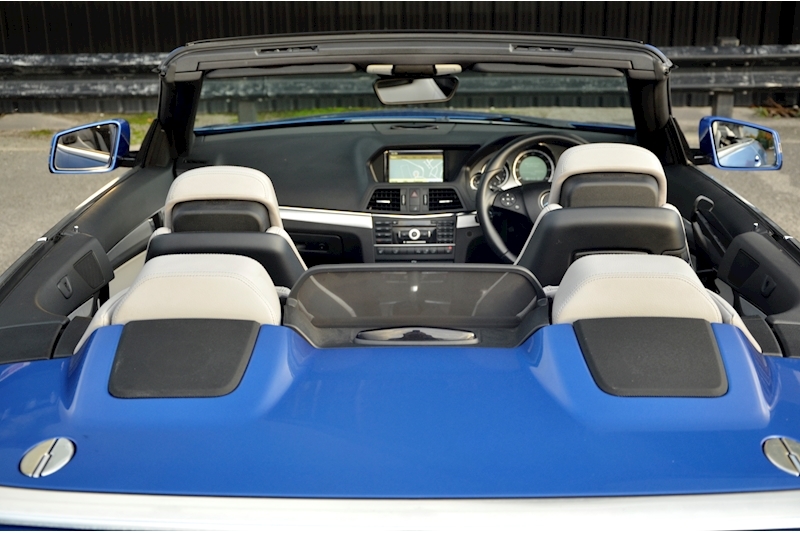 Mercedes-Benz E350 Sport Convertible Designo Mauritius Blue + Air Scarf + Heated Seats + 19 inch wheels Image 34