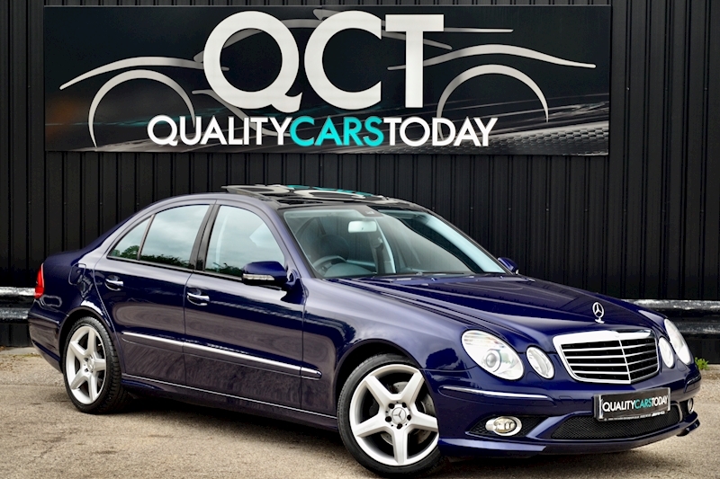 Mercedes-Benz E320 CDI AMG Sport Designo Mystic Blue + AMG Sports Pack + Pano Roof + Highest Spec we have Seen Image 0