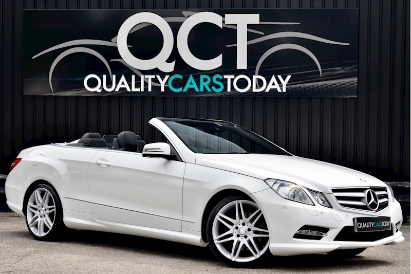 Mercedes-Benz E350 CDI Sport Convertible Air Scarf + Heated Seats + COMAND + AMG Sports Pack Image 0