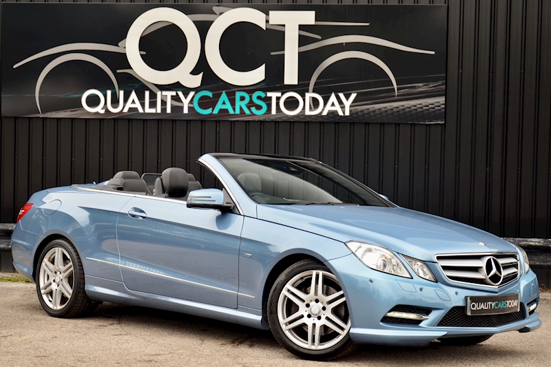 Mercedes-Benz E350 CDI AMG Sport Convertible 2 Former Keepers + Full Mercedes Main Dealer History Image 0