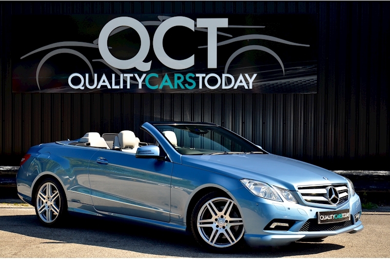 Mercedes-Benz E350 AMG Sport Convertible 1 Owner + Full Mercedes History + AirScarf + DAB Image 0