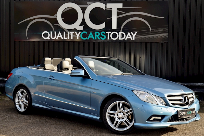 Mercedes-Benz E350 CDI Sport Convertible AirScarf + Reverse Camera + Just Serviced by MB Image 0