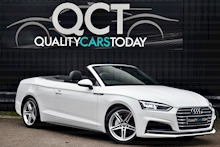 Audi A5 2.0 TDI S-Line Cabriolet Just 23,550 miles + Sat Nav + Heated Seats - Thumb 0