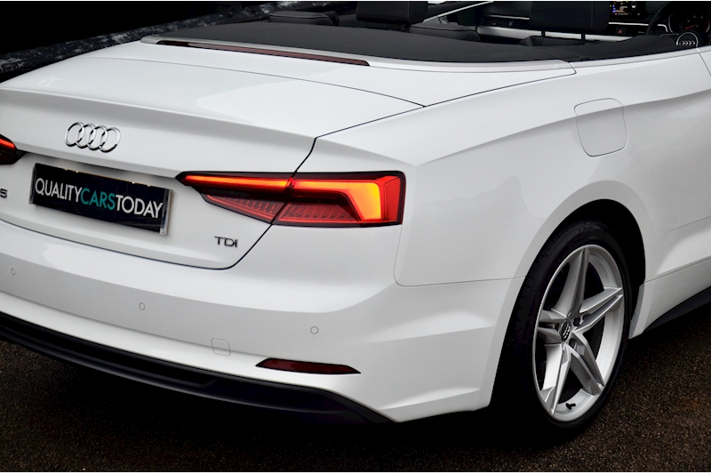 Audi A5 2.0 TDI S-Line Cabriolet Just 23,550 miles + Sat Nav + Heated Seats Image 12