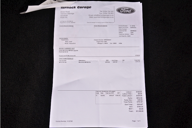 Ford Focus ST3 Mountune 260 + Heated Leather + DAB Image 33