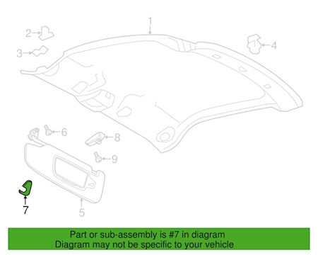 SUN VISOR COVER
