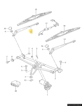 WIPER ARM